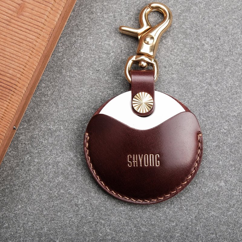 [Yuji] gogoro/gogoro2 key leather case limited edition New Jubilee Cordovan wine red - Keychains - Genuine Leather 