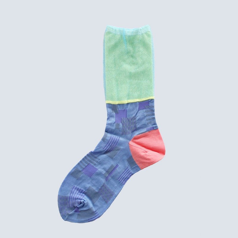 Sunlight block socks / Blue - Socks - Nylon Blue