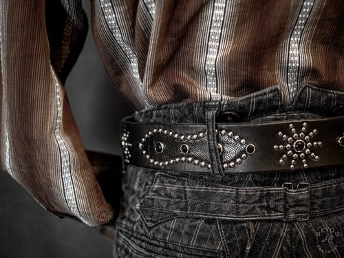 小物 [OPEN YY] / STUD WESTERN BELT OPEN YY] / STUD WESTERN BELT - メルカリ
