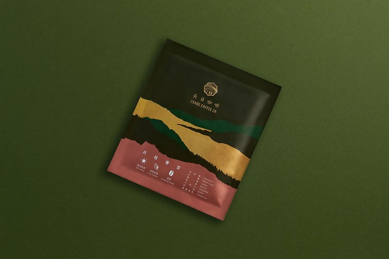 [Long Day Coffee] Baguashan Coffee Dangui Fragrant Beans 15g Hanging Ear Style/Pack - Coffee - Waterproof Material Green