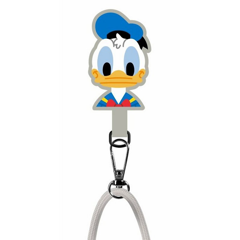 Disney Donald Duck Phone Strap With Patch / Card ,Crossbody - Phone Accessories - Nylon Multicolor