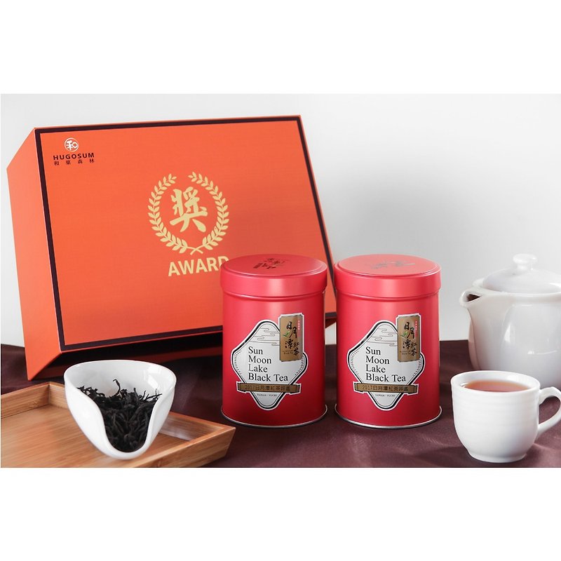 【好茶禮盒】台灣日月潭紅茶-比賽茶(75g*2*1盒) - 茶葉/漢方茶/水果茶 - 紙 多色