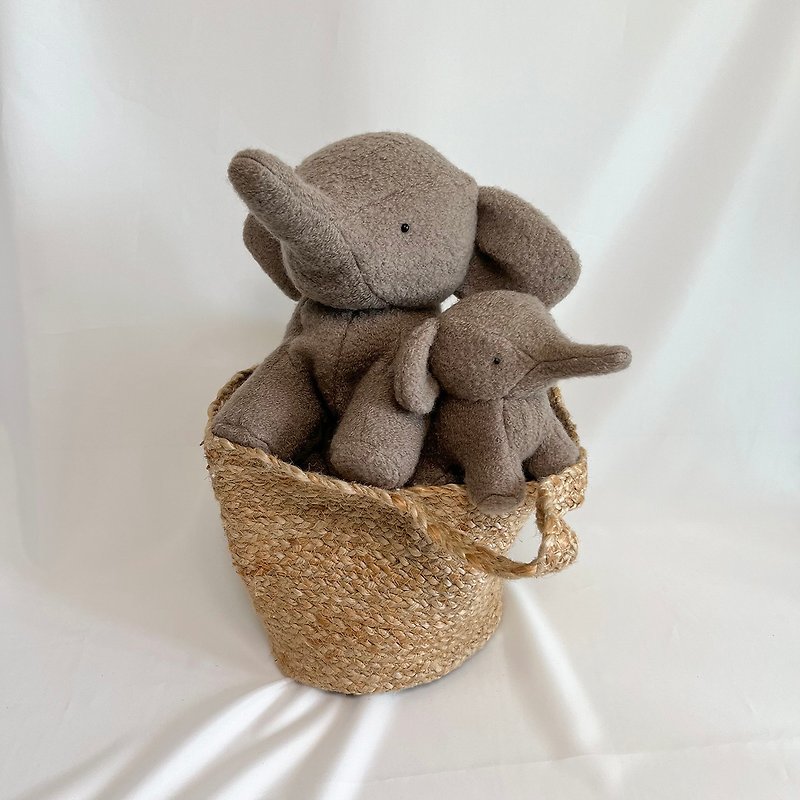 elephant ( ash brown ) - 嬰幼兒玩具/毛公仔 - 其他材質 咖啡色