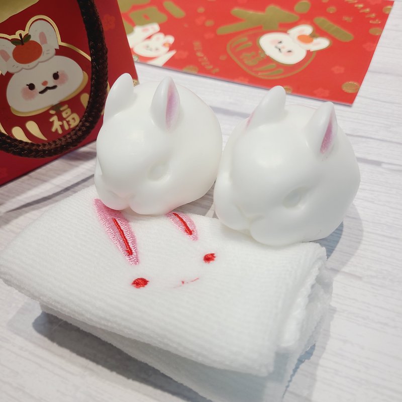【禮物】滿滿兔子皂禮盒 - 肥皂/手工皂 - 其他材質 多色