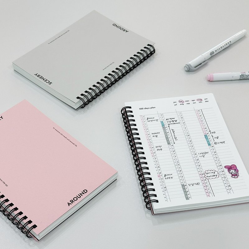 Signature 100 Day Study Planner 2type - สมุดบันทึก/สมุดปฏิทิน - กระดาษ 