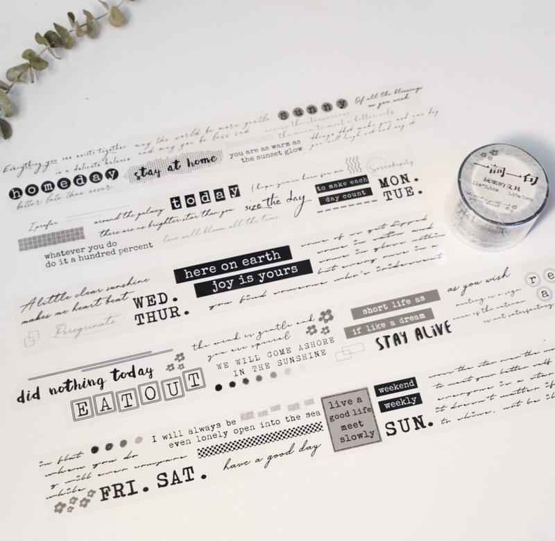 一詞一句 亮面pet膠帶  11米卷 - 紙膠帶/和紙/PET - 紙 