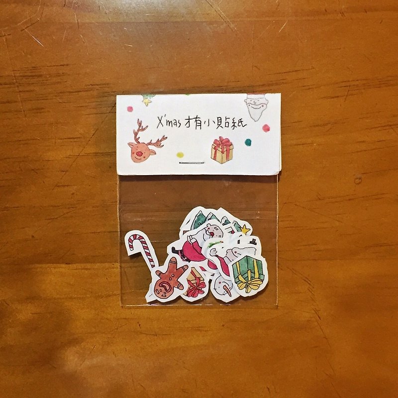 There are small stickers/period stickers for Christmas - Stickers - Paper Multicolor