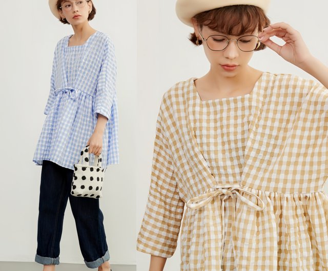 【オーダー♡花ギンガムチェックリボン 17c】 fit=scale-down,w=1200