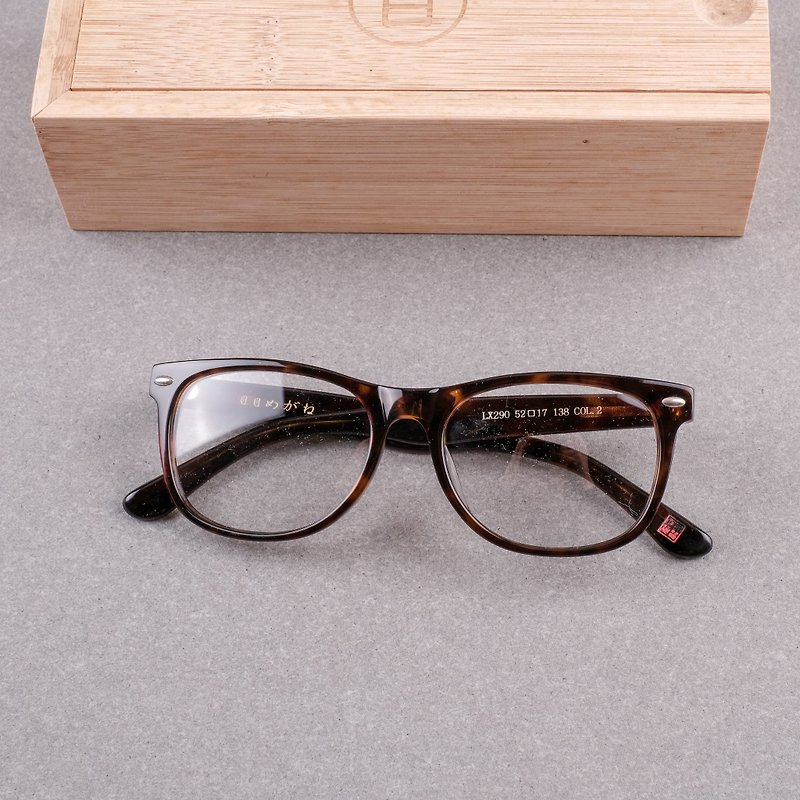 [welfare products] basic wild retro frame men and women frame glasses - กรอบแว่นตา - วัสดุอื่นๆ สีนำ้ตาล
