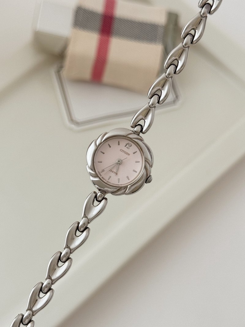 Vintage Citizen Cletia Silver Tone Bracelet Watch - 女錶 - 其他金屬 銀色