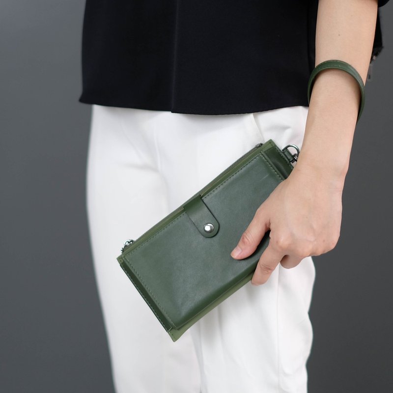 HIDDEN Wallet S - FOREST GREEN - 筆記本/手帳 - 乳膠 綠色