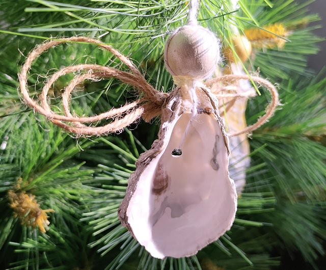 Oyster Shell Artwork-Little Angels, Original Charms, Warm Blessings,  Hand-Made Creative Decorations - Shop Earth Friend Other - Pinkoi