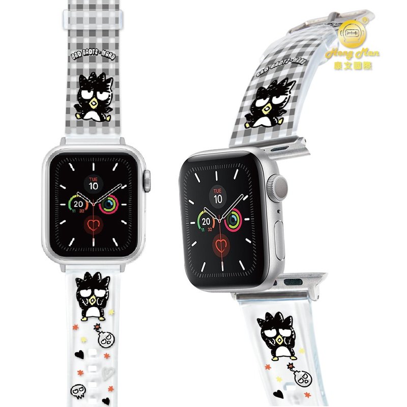 Sanrio Series  Apple Watch PVC Jelly Transparent Strap - สายนาฬิกา - พลาสติก สีเทา