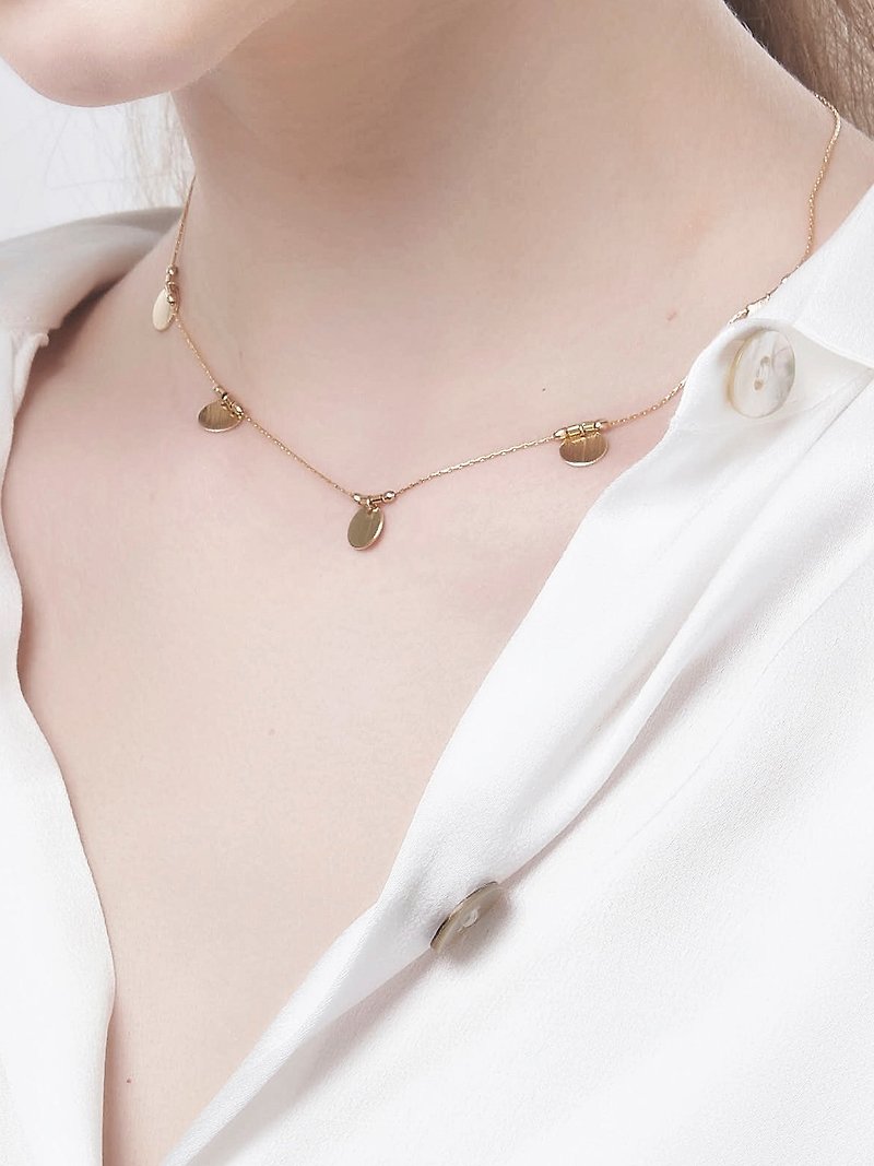 LESIS | Gold Dot - Necklaces - Other Metals Gold