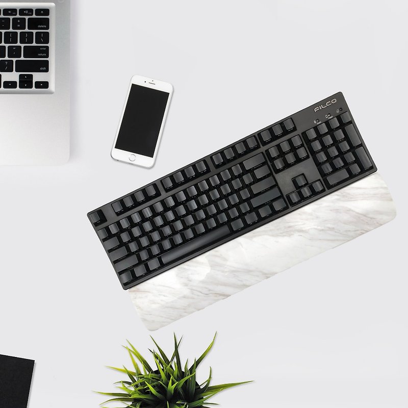 Silver Fox--Normal Edition-Natural Stone Keyboard Rest - Mouse Pads - Stone 