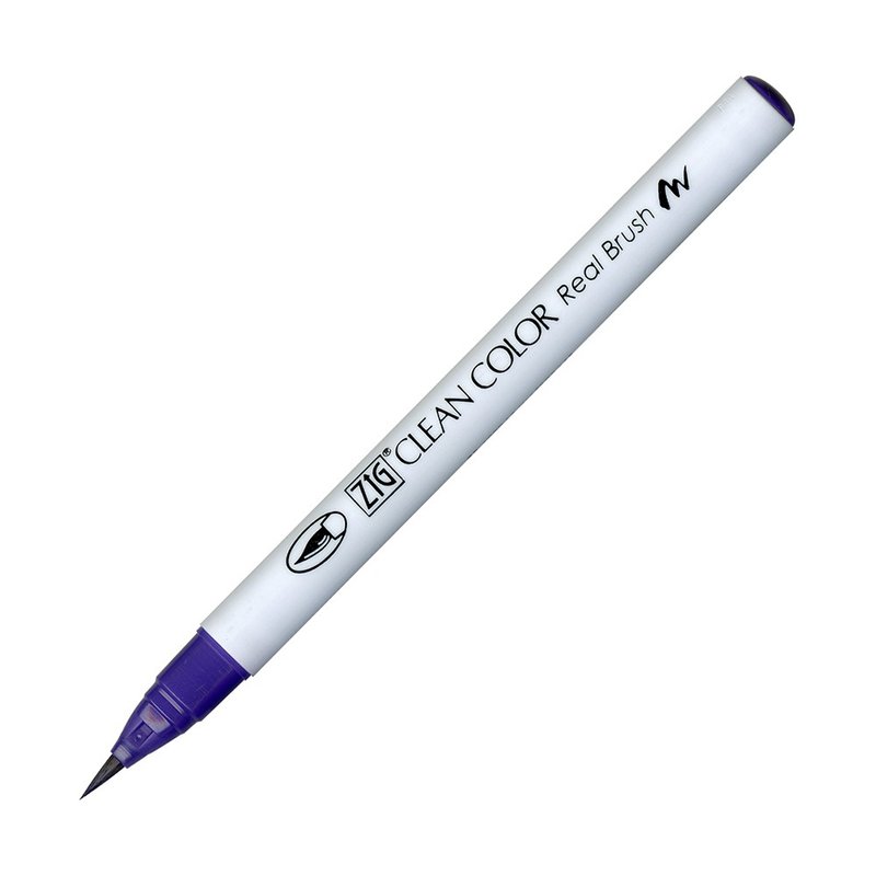 【Kuretake 日本吳竹】ZIG 彩繪毛筆 Violet - 其他書寫用具 - 塑膠 多色