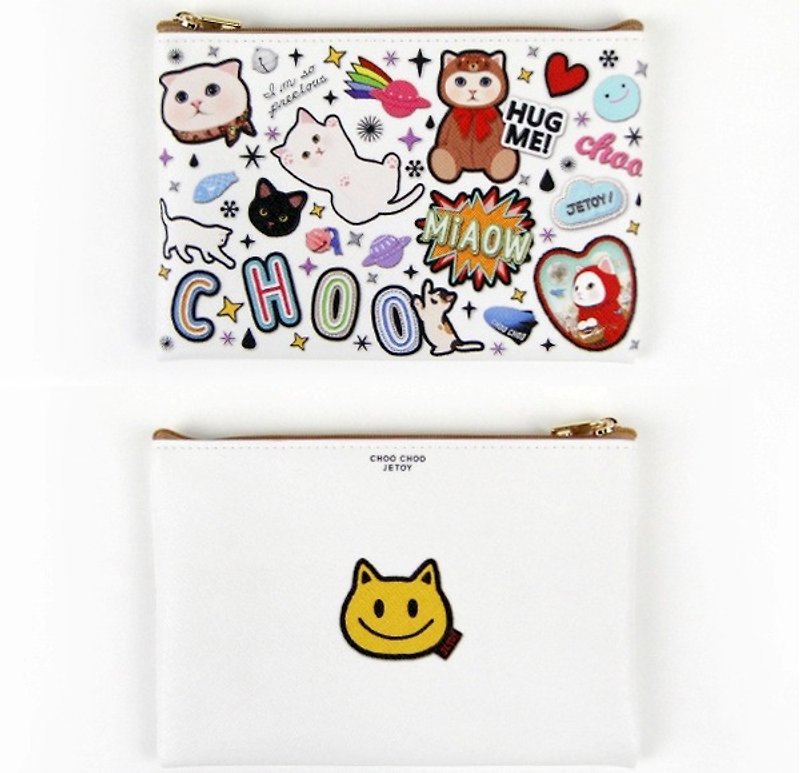 Jetoy, sweet cat lightweight universal package _White patch J1605708 - Clutch Bags - Other Materials Multicolor