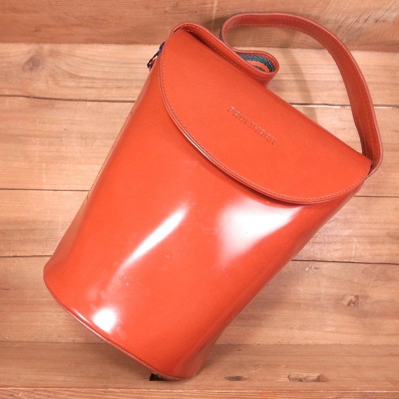 [Old bones] Paul Shark red patent leather handbag VINTAGE - Handbags & Totes - Genuine Leather Red