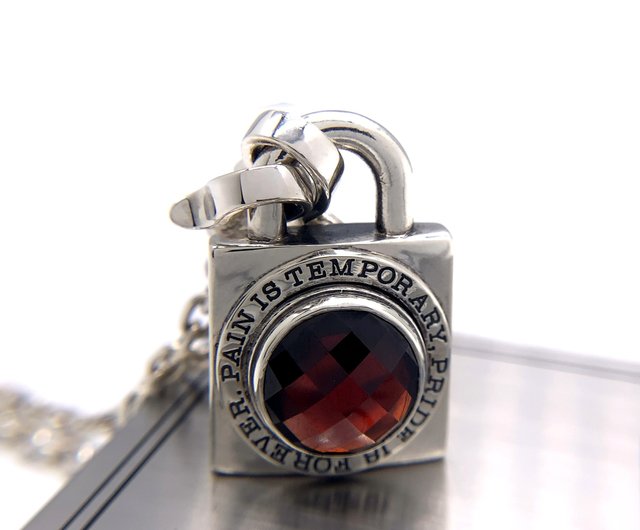 925 Silver Padlock 