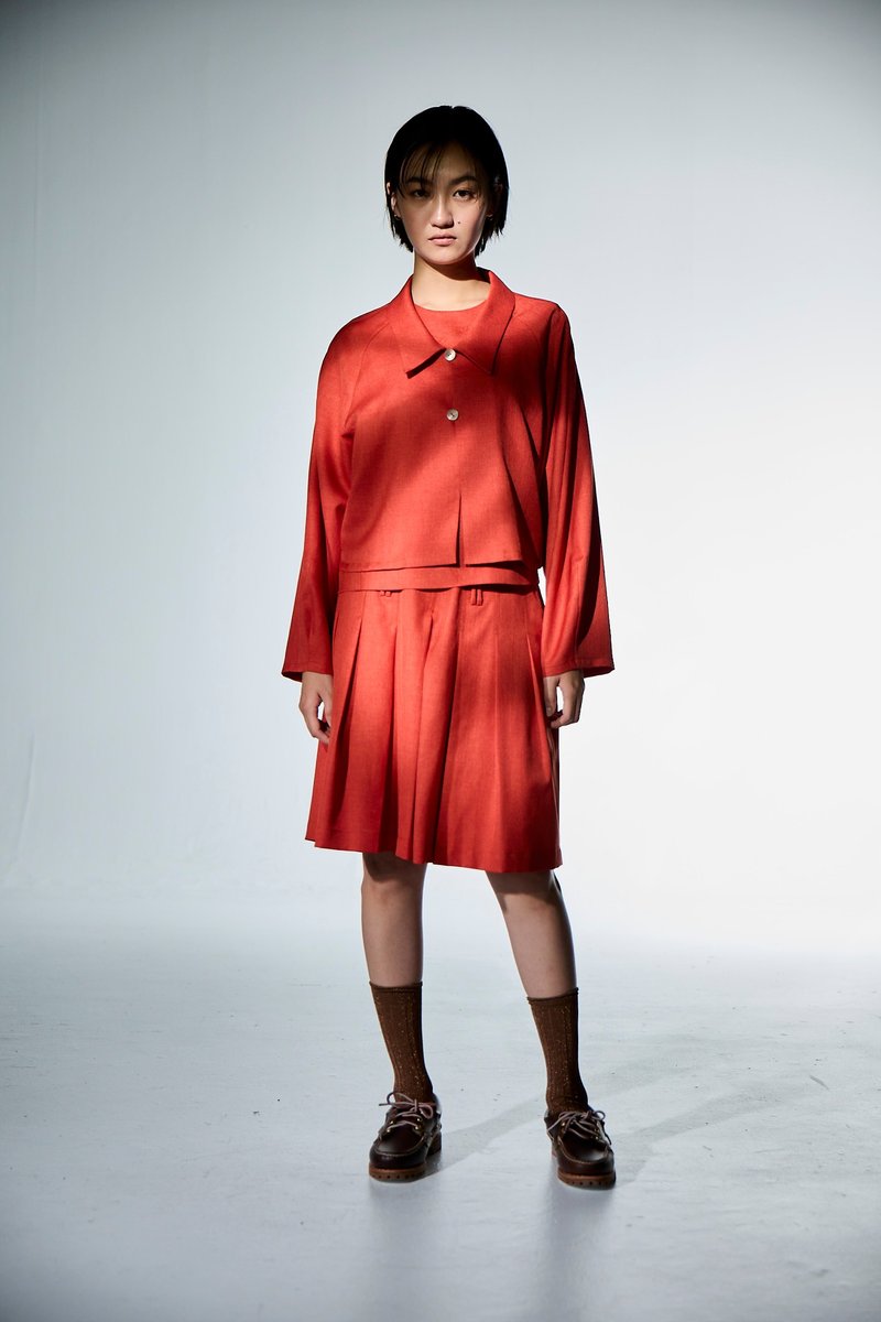 弧形連袖外套 - 女大衣/外套 - 其他材質 