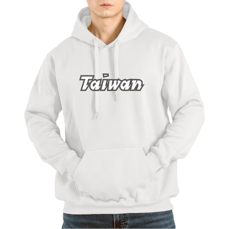 TAIWAN 台灣 金牌 棒球 世界 冠軍 帽T 衣服 童裝 長袖 白色 - 男 T 恤 - 棉．麻 多色