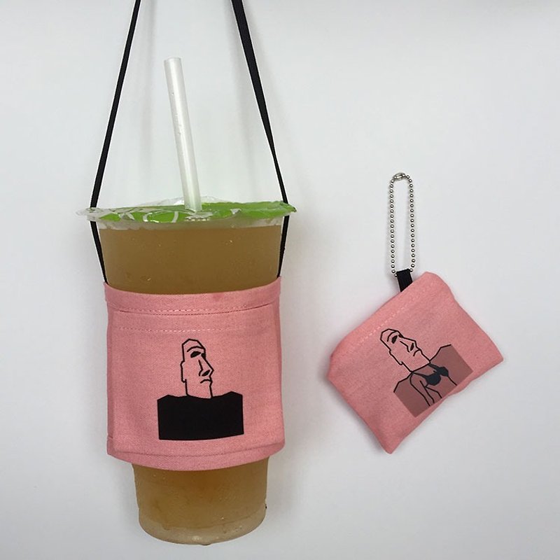 YCCT eco-friendly beverage bag - sweet pink witch (patented / portable / temperature change) - Beverage Holders & Bags - Cotton & Hemp Pink