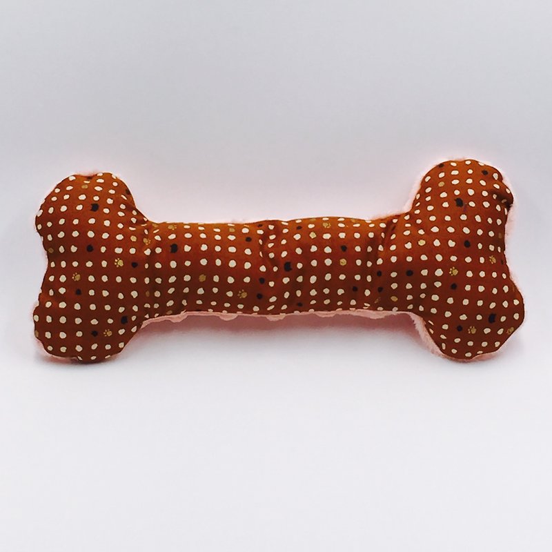 Dog Footprints Dog Bone Modeling Toys - Pet Toys - Cotton & Hemp Brown