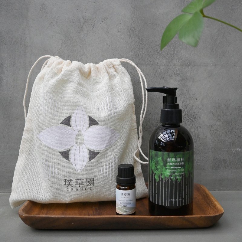 杉林晚風 精油洗沐組－舒眠放鬆  沐浴泡澡推薦 - 沐浴乳/沐浴用品 - 植物．花 