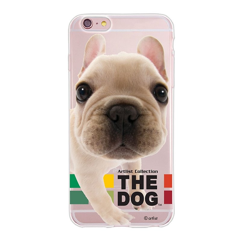 The Dog大頭狗授權-TPU手機殼,AJ07 - 手機殼/手機套 - 矽膠 咖啡色