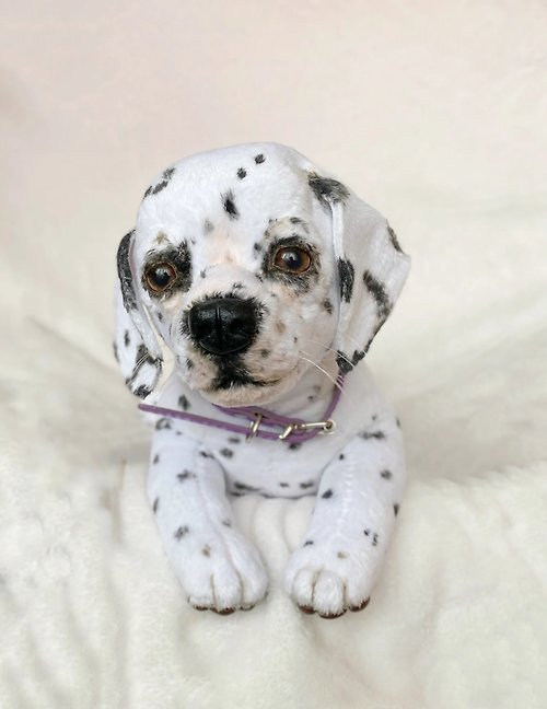 Dalmatians Puppy Realistic Toy