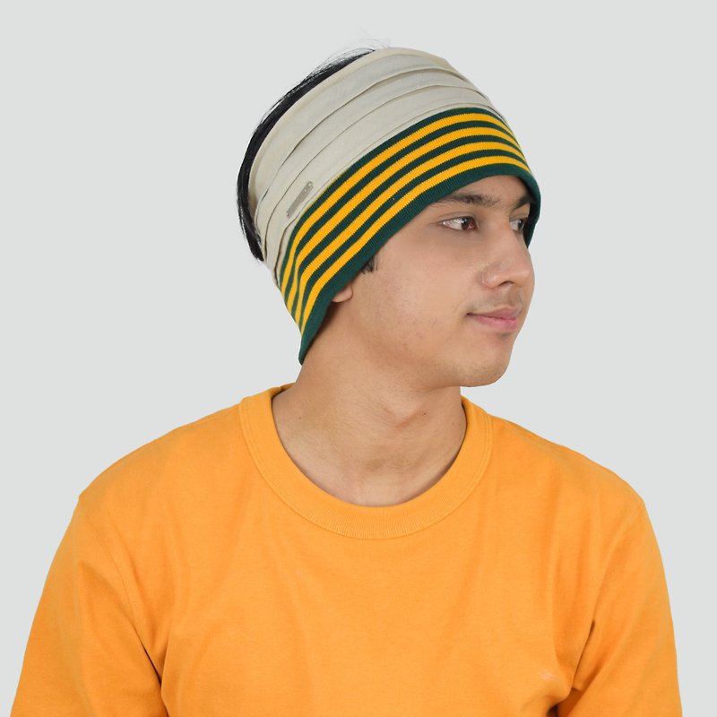 Handmade Coastal Brim Headband, Gym & Yoga Headband - เครื่องประดับผม - ผ้าฝ้าย/ผ้าลินิน ขาว