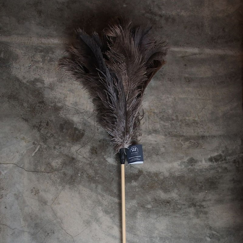Redecker-Ostrich Hair Scrub (110cm) - Other - Wood Khaki
