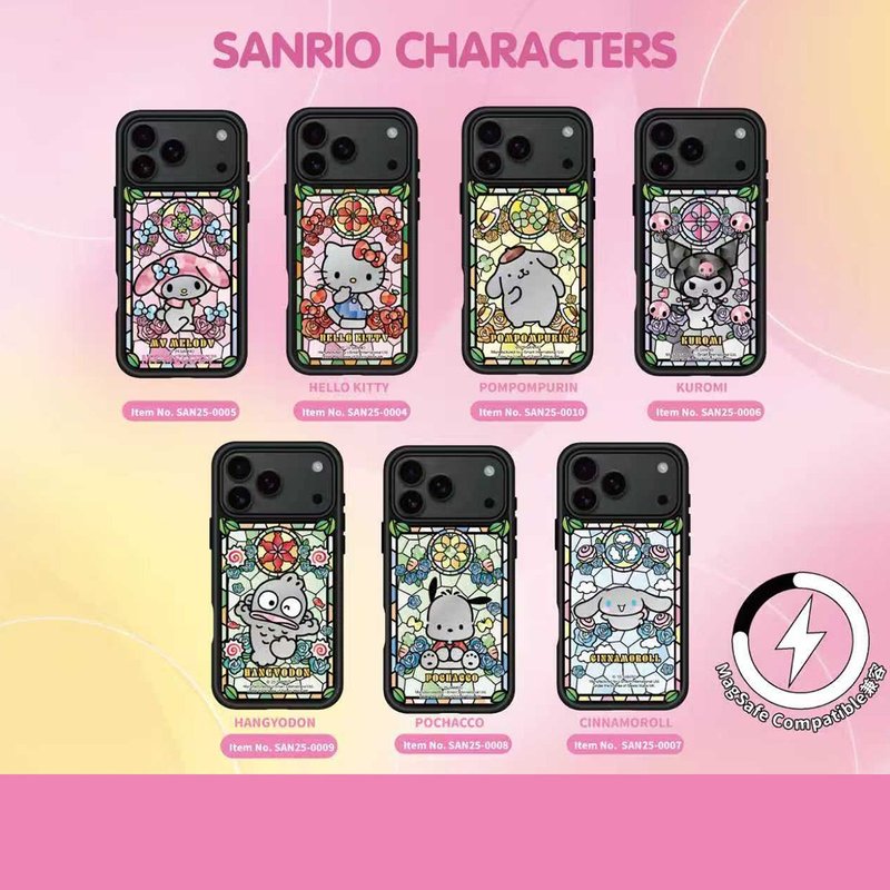 三麗鷗Sanrio iPhone17ProMax/17 Pro/Air/17/16 磁吸镜面保護殼 - 手機殼/手機套 - 塑膠 多色