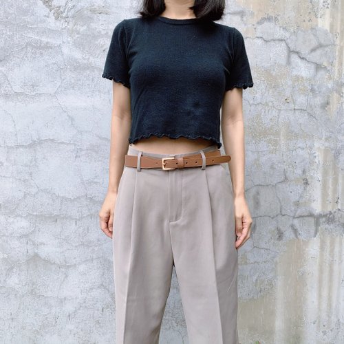 Soft mesh garter belt - Basic minimalist suspender belt - Women