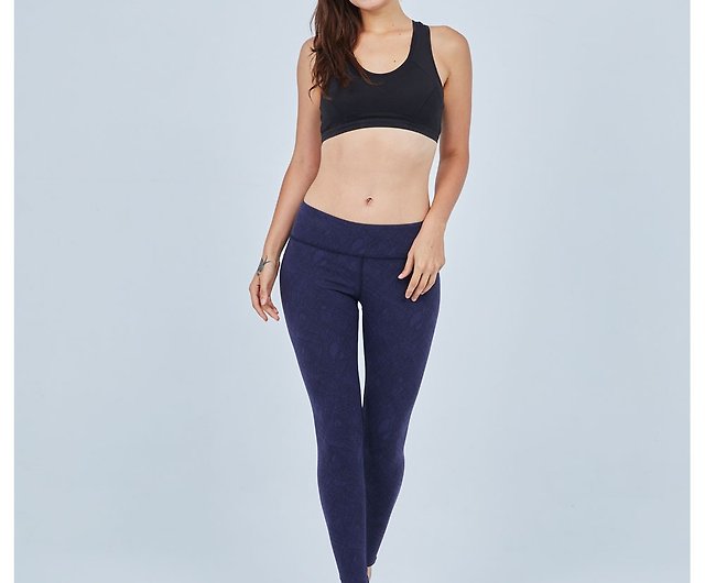 Aurora Stretch Leggings Yoga Pants/Dark Blue Map - Shop aurora-yoga Women's  Yoga Apparel - Pinkoi