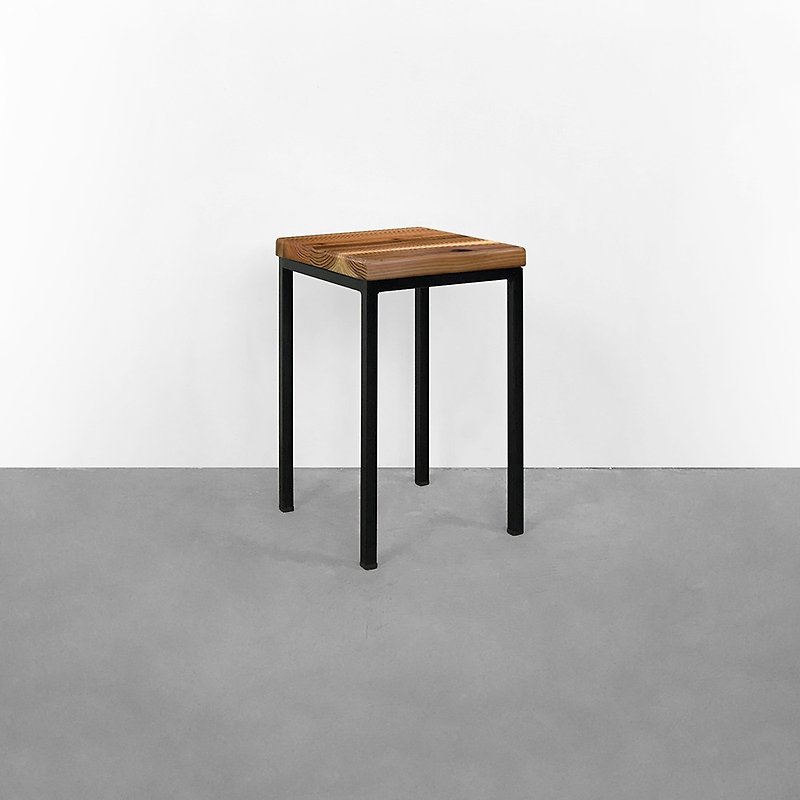 Iron wood chair stool square stool CU074 - เก้าอี้โซฟา - ไม้ 
