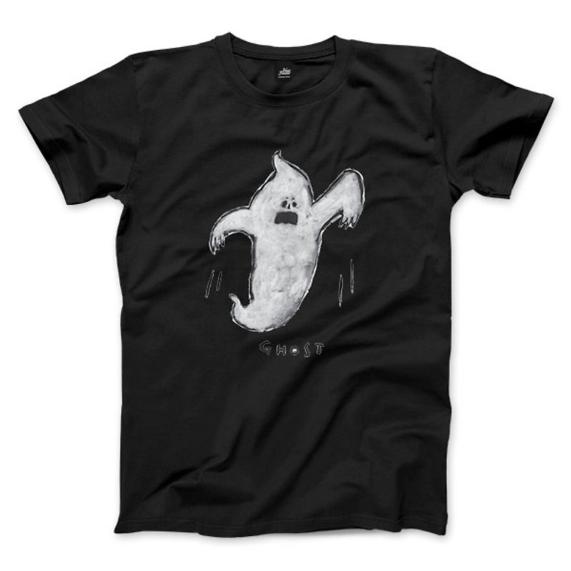 Ghost - black - neutral T-shirt - เสื้อยืดผู้ชาย - ผ้าฝ้าย/ผ้าลินิน สีดำ