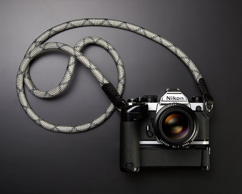 11mm Climbing Rope Camera strap (Chrome Python) - 相機/拍立得 - 聚酯纖維 銀色