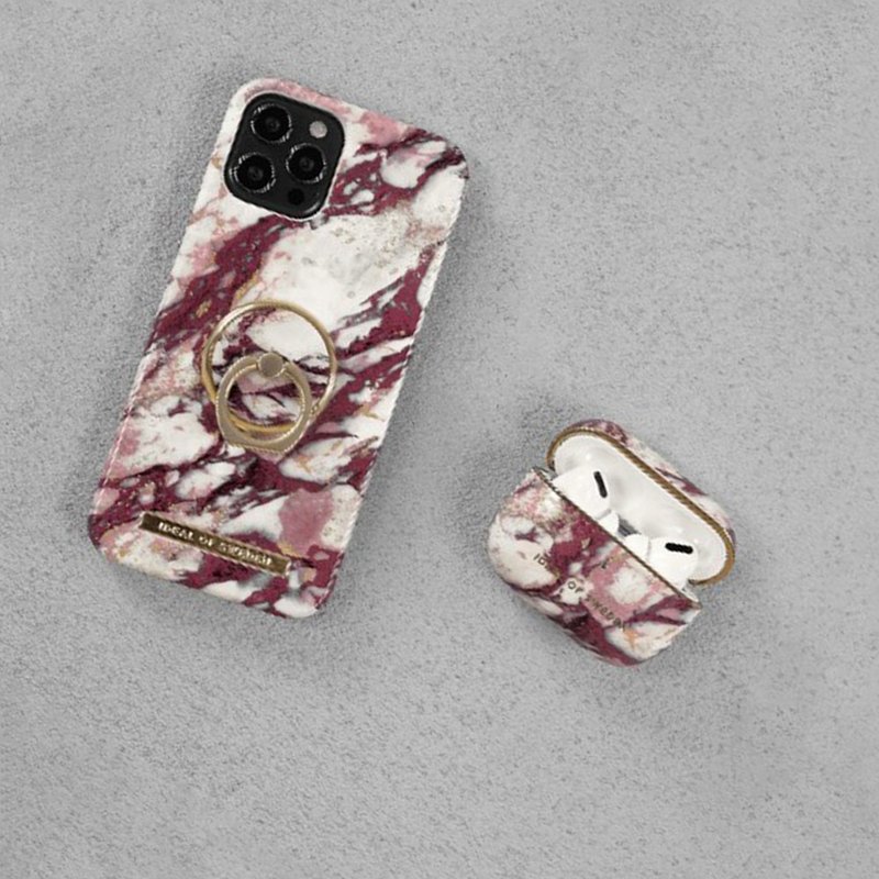 AirPods 3 / AirPods Pro 1/2北歐時尚耳機保護殼-加爾格達紅寶石 - AirPods/耳機保護套 - 塑膠 紅色