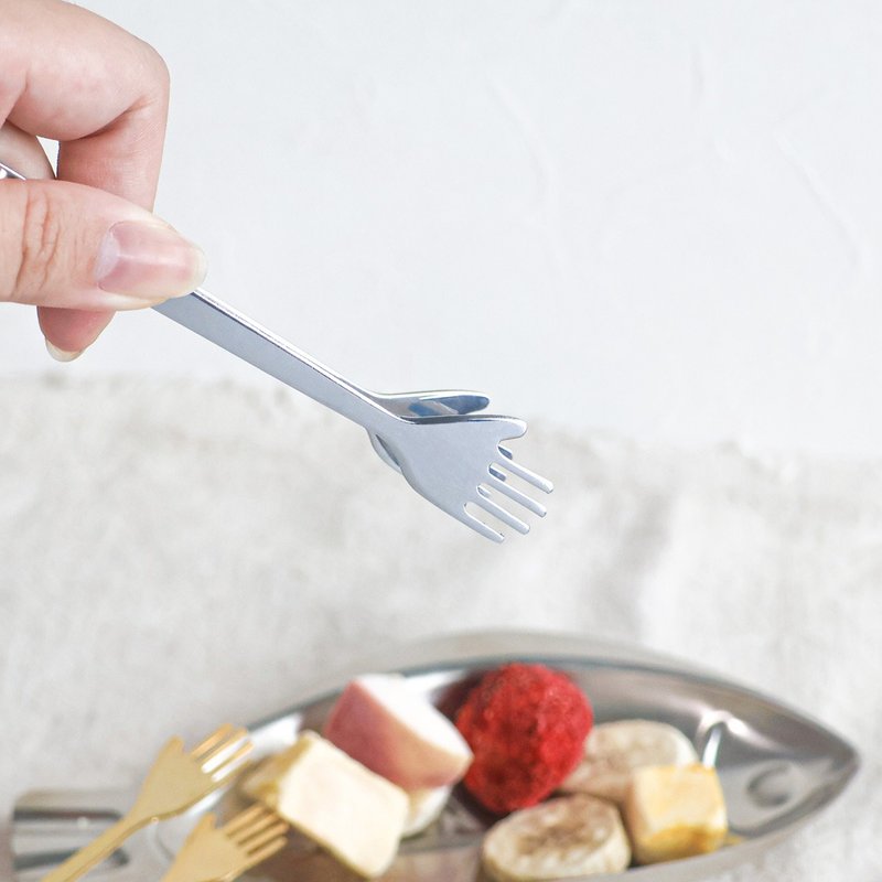 [Made in Japan] SALUS mini hand food tongs - Cookware - Stainless Steel 