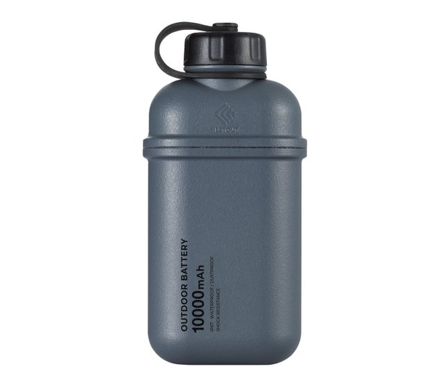 ELECOM NESTOUT アウトドアモバイルバッテリー 10000mAh グレー