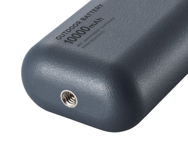 ELECOM NESTOUT アウトドアモバイルバッテリー 10000mAh グレー