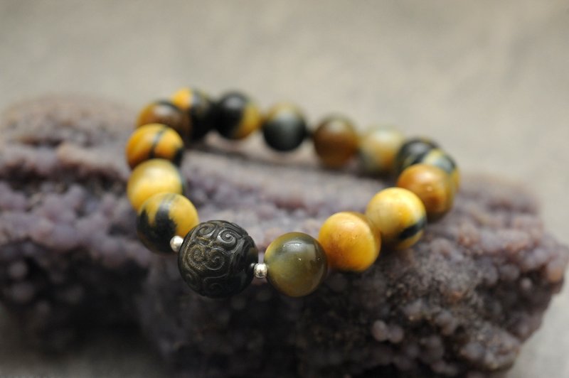 Yuelongmen Men's Crystal Bracelet||Dream Stone Eye Stone - Bracelets - Semi-Precious Stones 