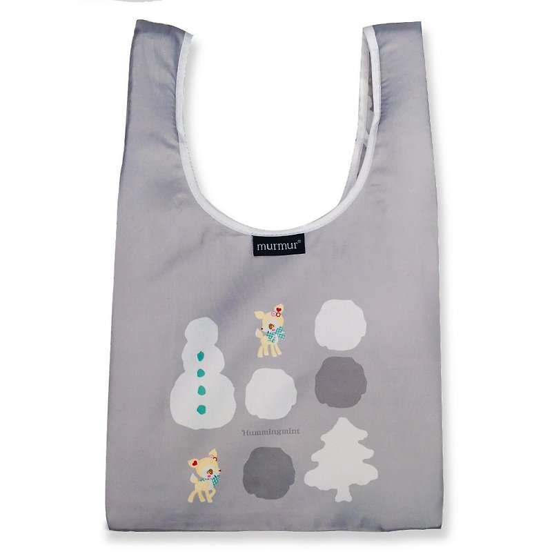 Murmur lunch bag / Nilu snowball BDB26 - Handbags & Totes - Plastic Gray