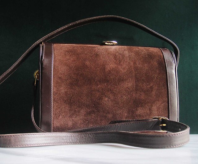 OLD-TIME] Early second-hand old bags Italian-made GUCCI shoulder bag - Shop  OLD-TIME Vintage & Classic & Deco Messenger Bags & Sling Bags - Pinkoi