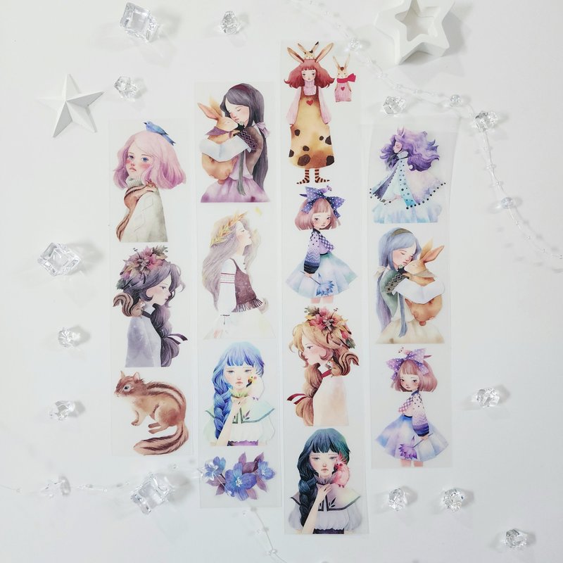 IMARANG Pet tape 2025 Fall/Winter Girls - สติกเกอร์ - วัสดุอื่นๆ 