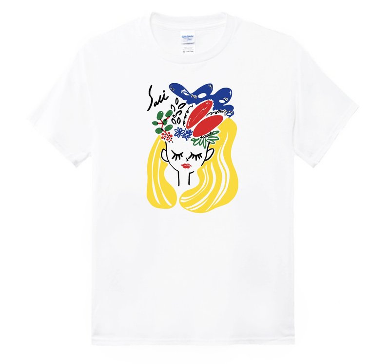 T-shirt T恤 衣服 衣 白上衣 白衣 潮T 潮服 棉 美國棉 吸汗 運動 - 帽T/大學T - 棉．麻 黃色