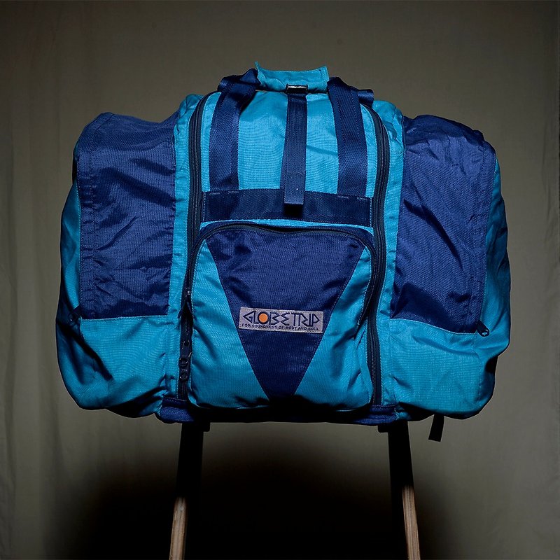 Vintage vintage mountaineering bag outdoor vintage - Backpacks - Polyester Blue