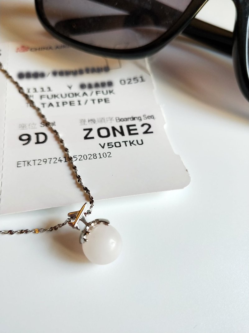(Out of Stock) Want to Travel the World with You - 925 Silver Breast Milk Jewelry Necklace - Necklaces - Silver Silver