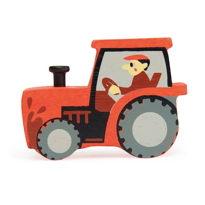 Tractor - Kids' Toys - Wood 